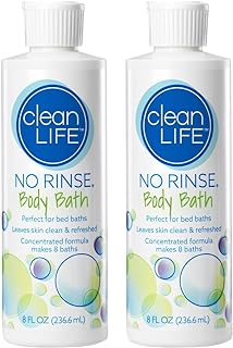 No Rinse Body Bath 8 Ounce by Cleanlife Producs