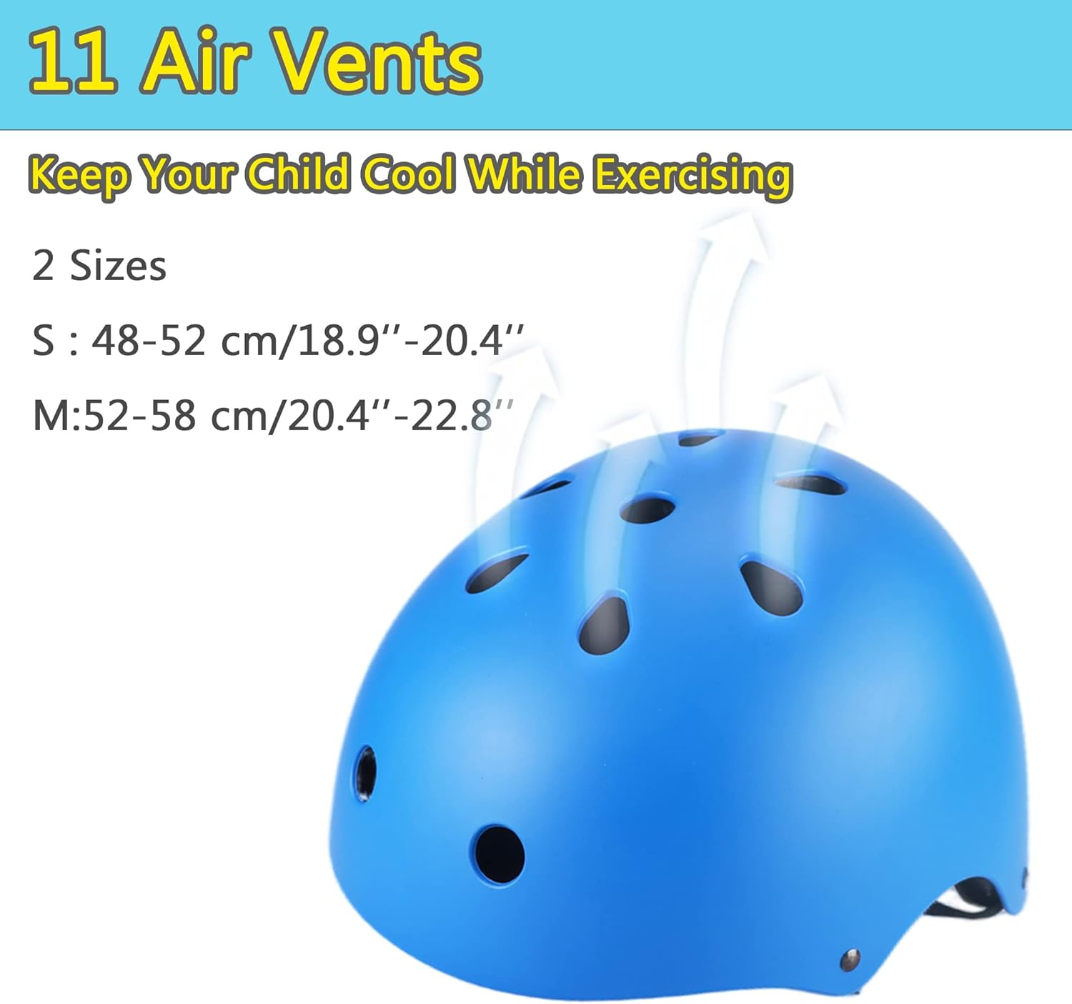 Kids Bike Helmet - Adjustable Toddler Helmets for Ages 2-8/8-14 Years Boys Girls, Multi-Sport Kids Helmet for Bicycles Skateboarding Scooter Balance Bike… - Image 5