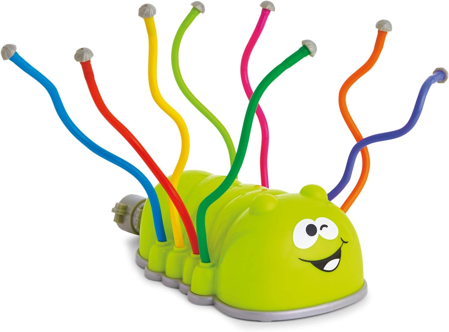 Kidoozie Crazy Caterpillar Sprinkler, Swirling, Splashing Tubes - Outdoor Water Toy for Kids & Toddlers 3 Years and Older