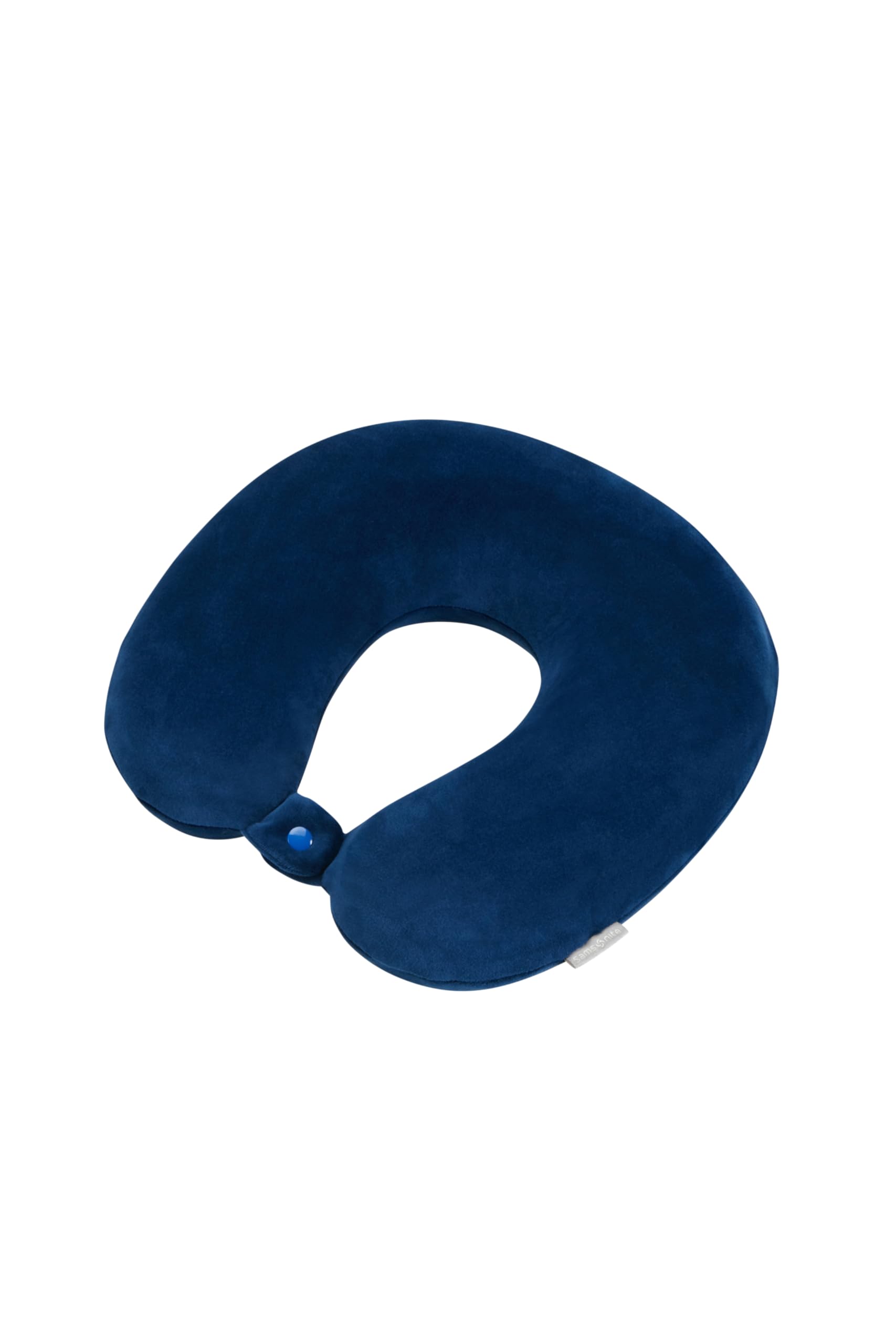 Samsonite TA Revolution – Memory Foam Neck Pillow, Ergonomic & Comfortable, Travel Pillow for Planes, Cars & Travel, Blue (Midnight Blue)