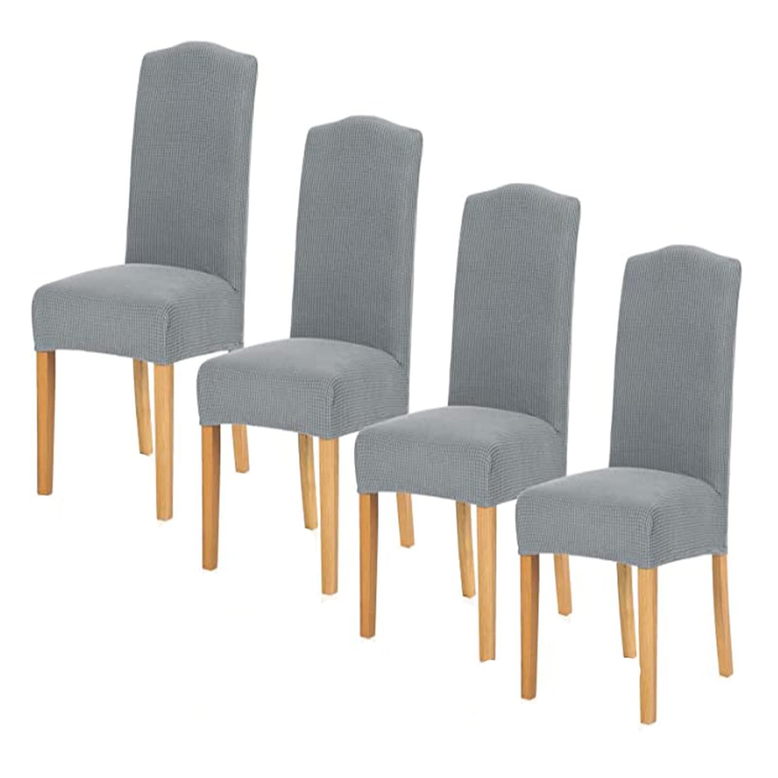 NMVAWIPT Stretch Dining Chair Slipcovers Covers Removable Kitchen Protector For Room Hotel Wedding Banquet Corn(34#,4pcs)