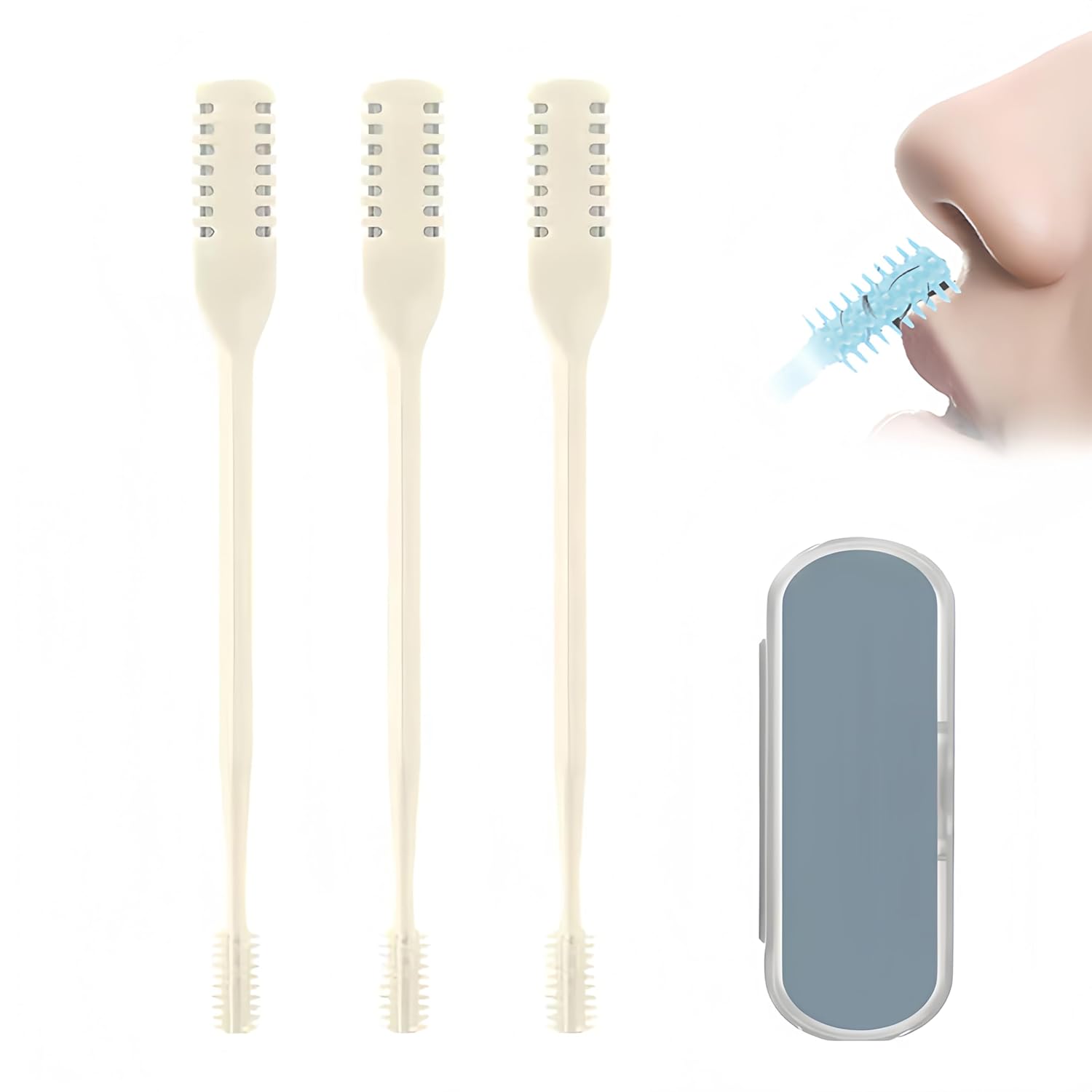 Nasal Hair Cutter 2026 Upgraded 360 Double Sided Portable Nose Hair Trimmer for Women Men Travel Essentials Washable