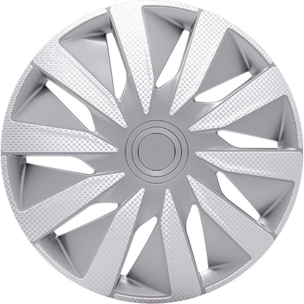 Gorecki J14541 Set J-Tec Wheel Covers Lazio 14-inch Silver/Carbon-Look