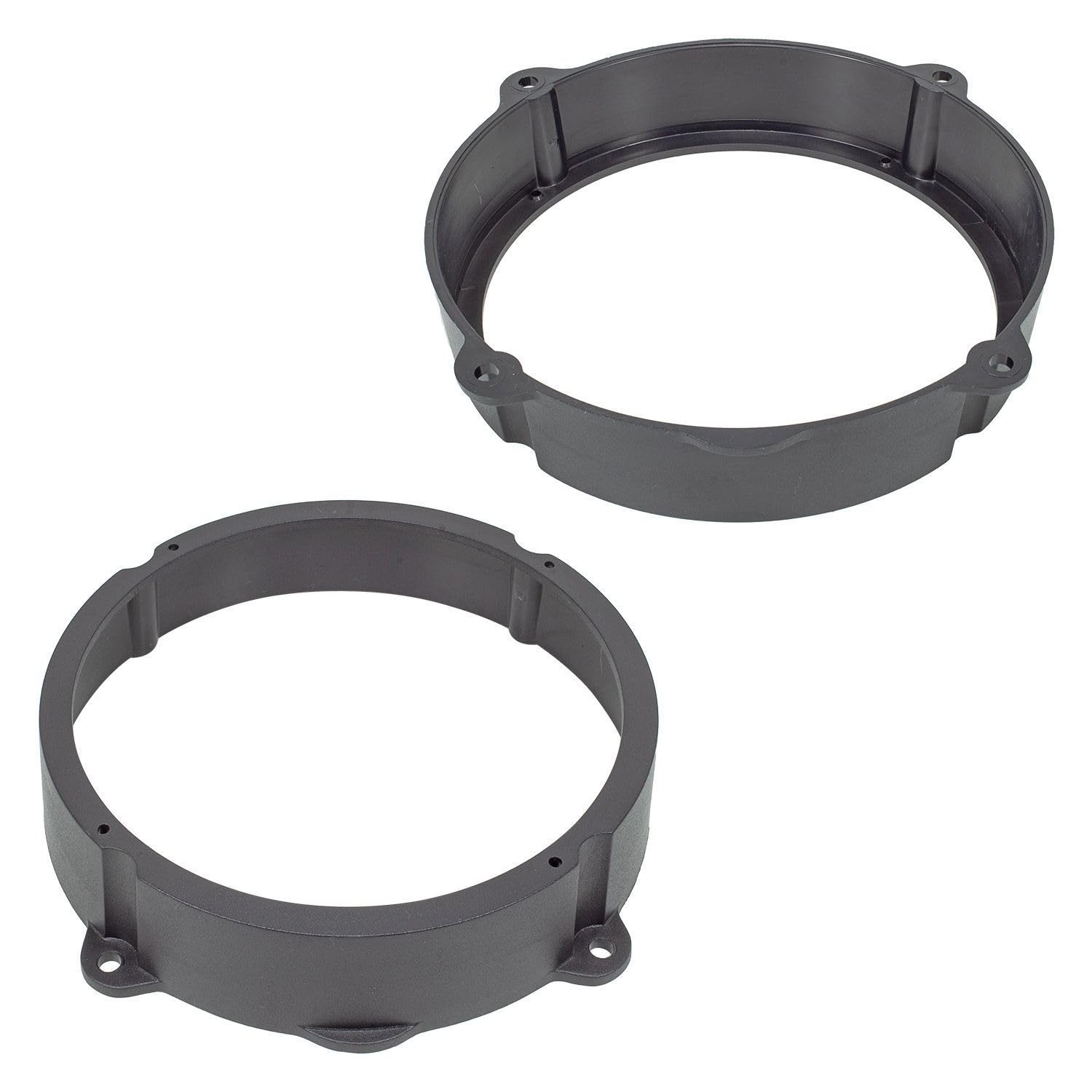 tomzz Audio 2802-000 Anelli per altoparlanti staffe adattatore compatibile con Alfa Romeo Fiat Lancia 147 159 Lancia Y Croma Idea varie posizioni di montaggio per 165 millimetri altoparlanti DIN