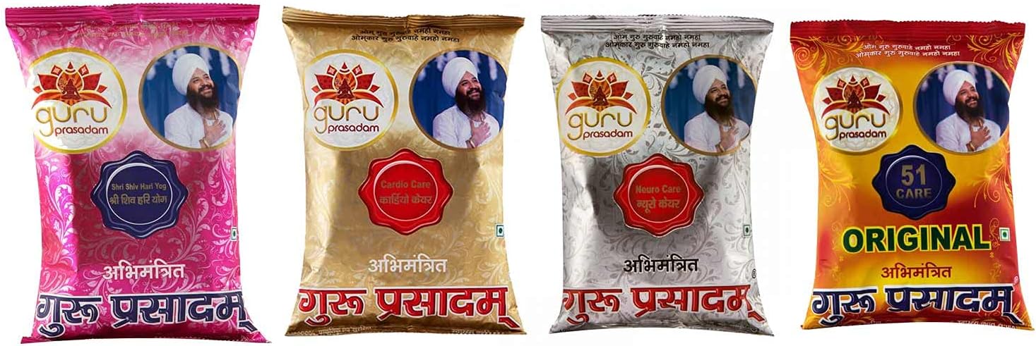51 Care Original ayurvedic kadha + Neuro Care Guru ayurvedic kadha + Cardio Care ayurvedic kadha + Shiv Hari Yog Guru Prasadam ayurvedic kadha Combo