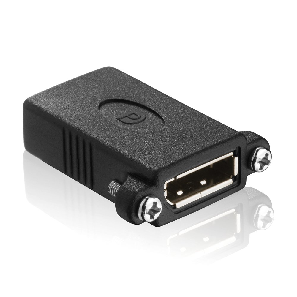 HDSupply DA080 Adattatore DisplayPort - DisplayPort (Presa DisplayPort sulla presa DisplayPort), nero