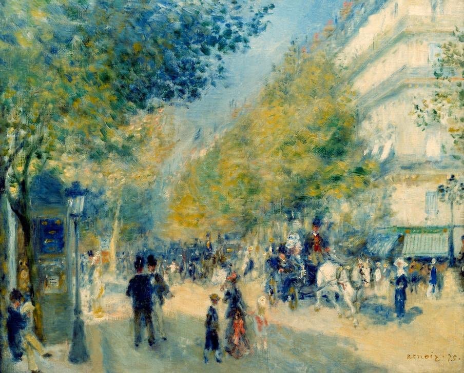 Tableau les Grands Boulevards Renoir Pour Rompre la Monotonie de Vos Murs