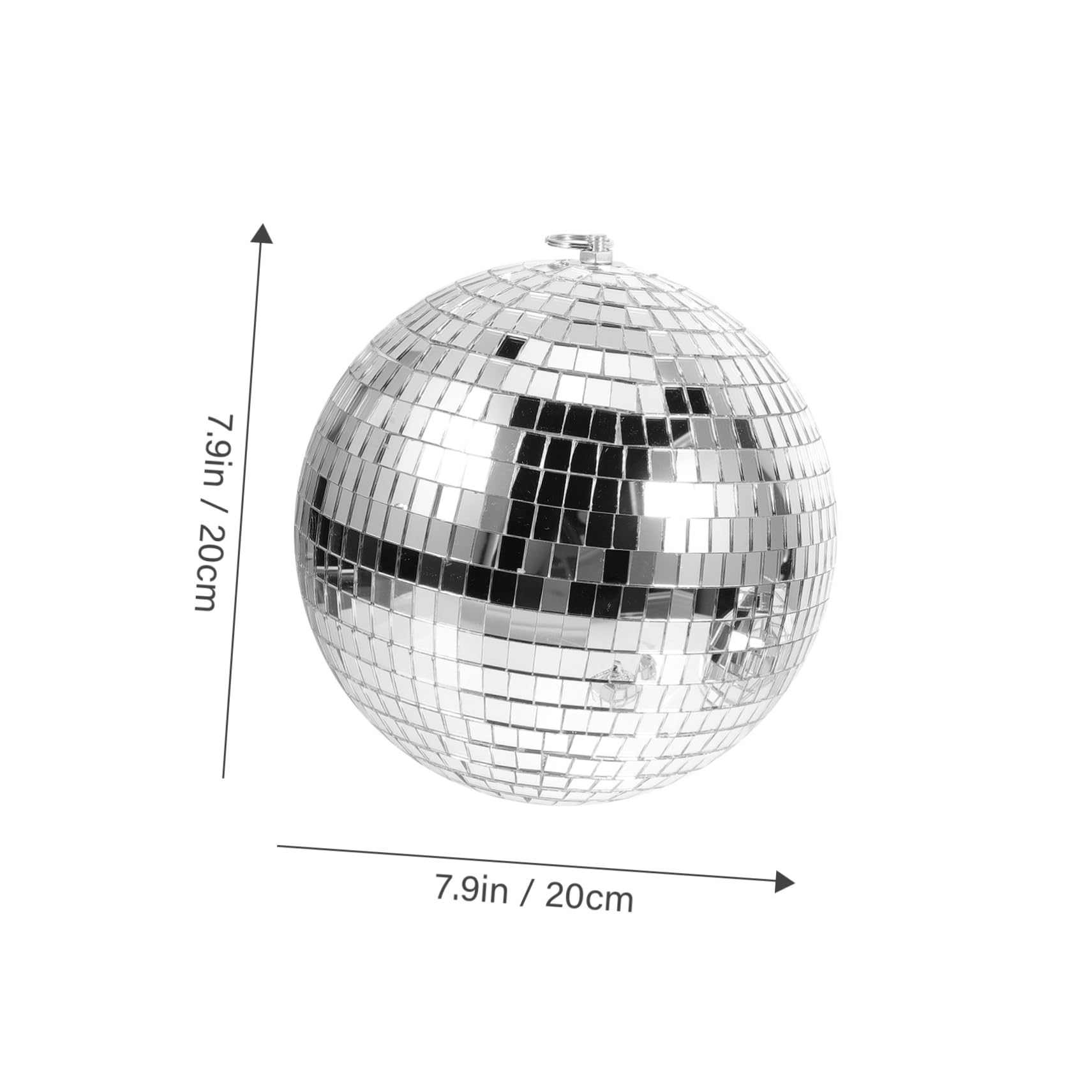 Mipcase Reflective Mirror Balls 5pcs Disco Balls Decorations for Parties Weddings