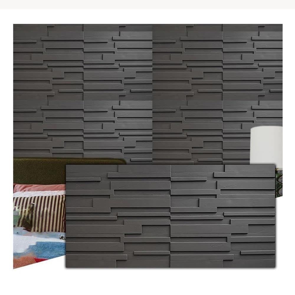 Pannelli murali 3D effetto pietra per interni, Rivestimento murale leggero