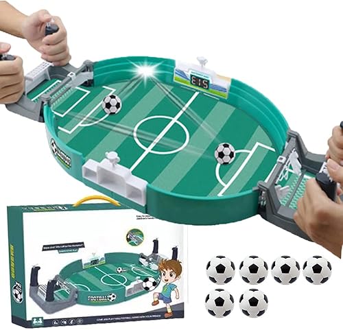 Juego interactivo de mesa de fútbol, 6 bolas de mesa de fútbol de mesa, juguetes de mesa, mesas de fútbol, competición, juegos deportivos, juego de