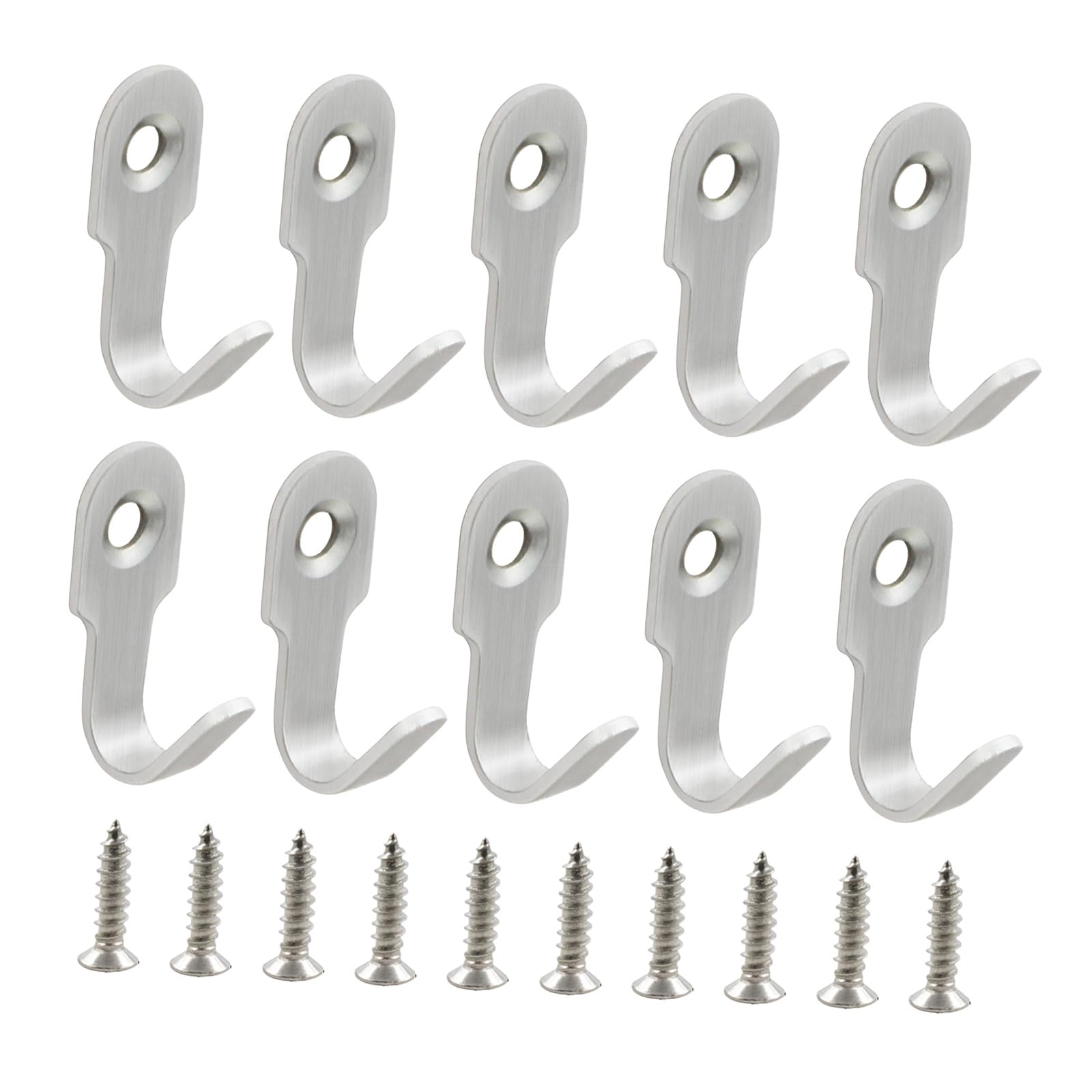Zxfdsfdbnm 10X Sturdy Rust Resistant Hooks Simple Installation Home Organization Hook for Hanging Everyday Items Around the House Space Saving Hook