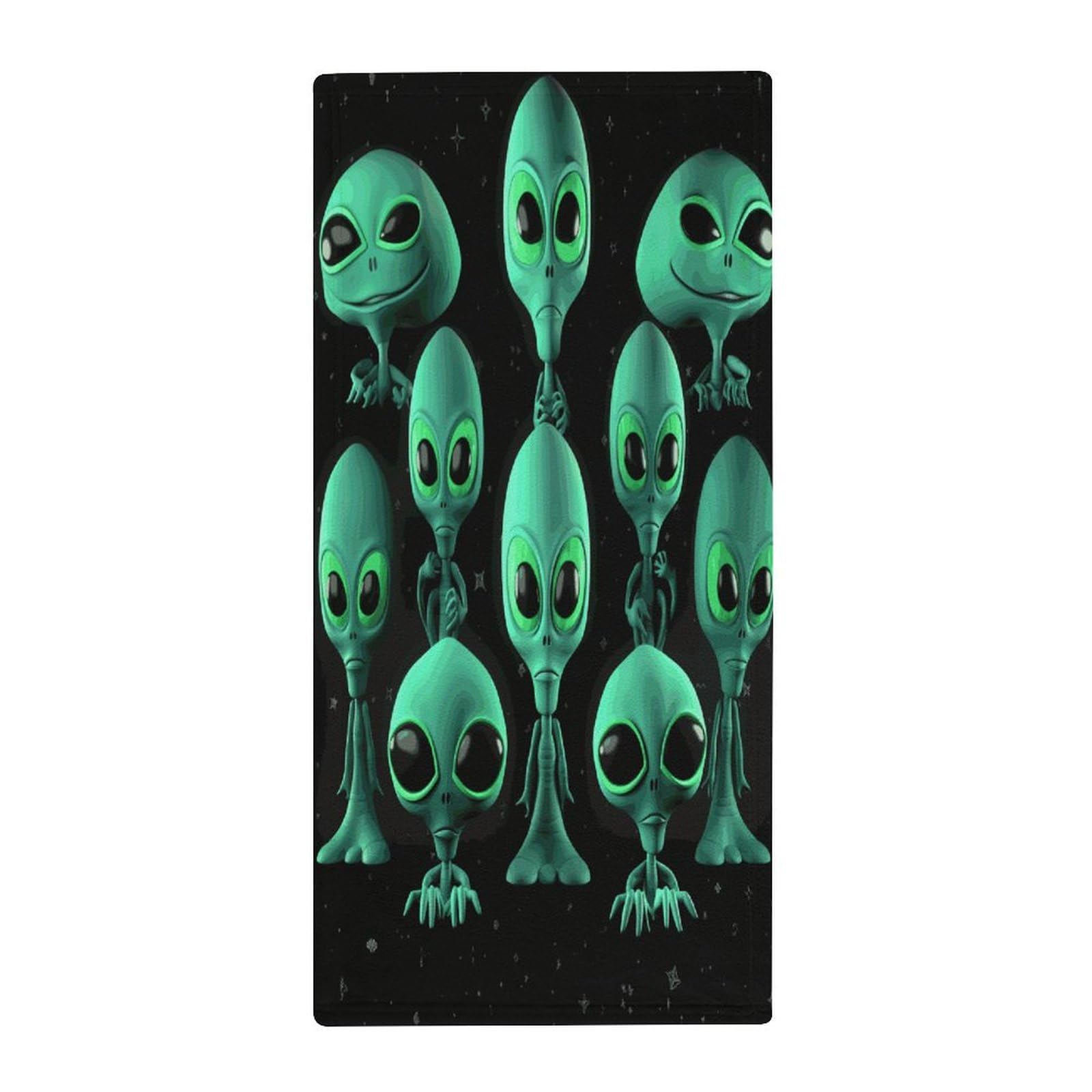 Gants de toilette faciles à rincer Aliens pour un nettoyage hypoallergénique