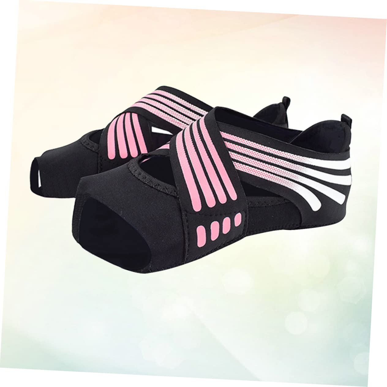 INOOMP 3 Paar Damen-Sportsocken Damen-Sportsocken Yoga-Schuhe Für Damen Volle Zehe Yoga-Socken Damen-Yoga-Socken Nicht-Yoga-Socken Damen-Sportsocken Riemen Rosa Miss