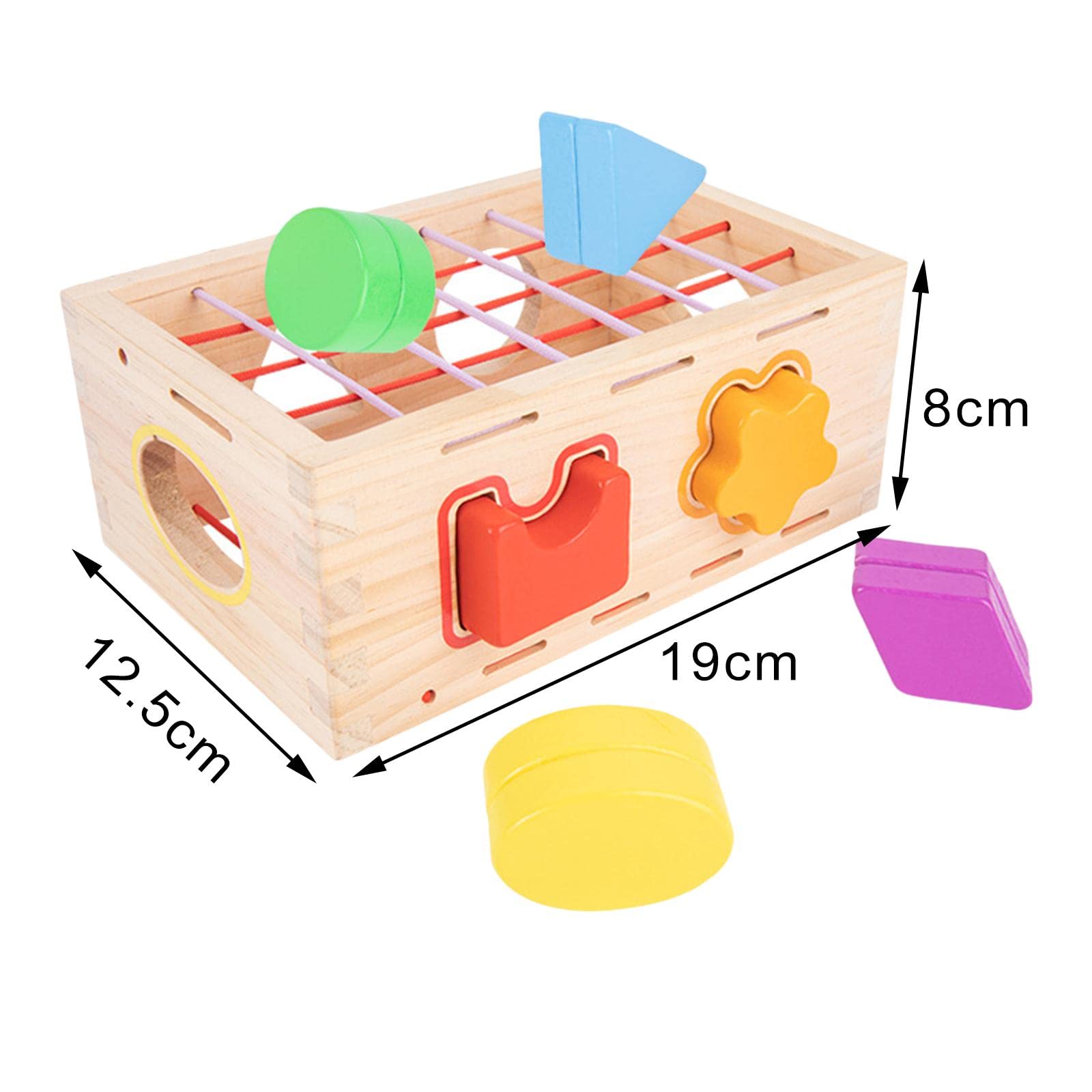 Caja de Monedas Bebé Juguete Educativo Caja de Permanencia de Bandeja Infantil Promueve Curiosidad Y de Exploración Pintura N, Cognición sensorial