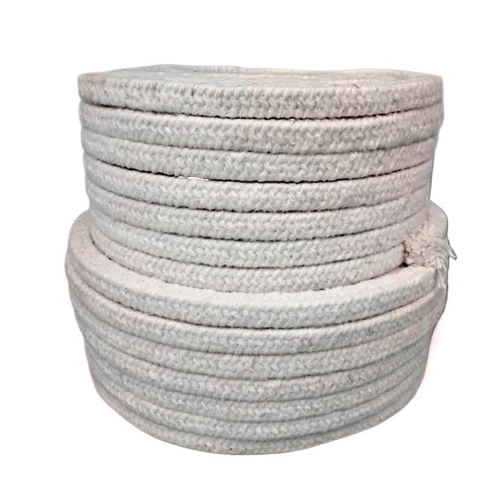 Corda in fibra di vetro per stufe, Corda sigillante quadrata intrecciata in fibra ceramica ad alta temperatura 1M 18x18mm 20x20mm | 20x20mm