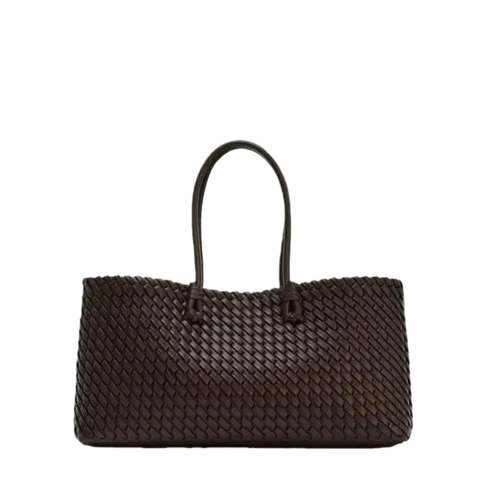 Beauty Case Borsa Tote Allungata in Tessuto da Donna, A Tracolla con Manico Superiore, Shopper Elegante per Lavoro, Viaggi E Uso Quotidiano