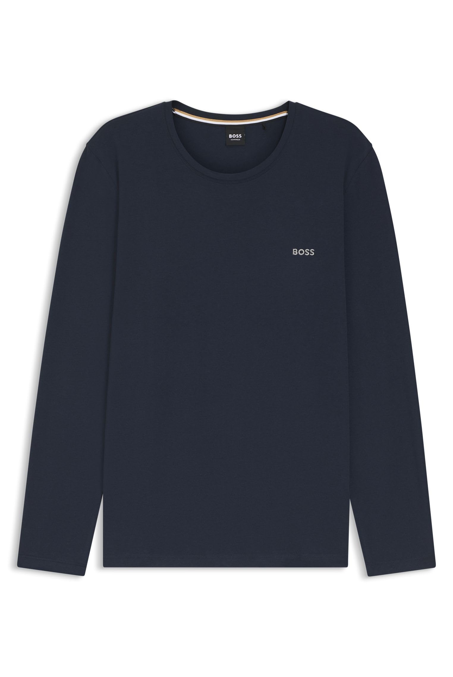 BOSS Men's Mix&Match LS-Shirt R Long Sleeve Top, Dark Blue403, XL