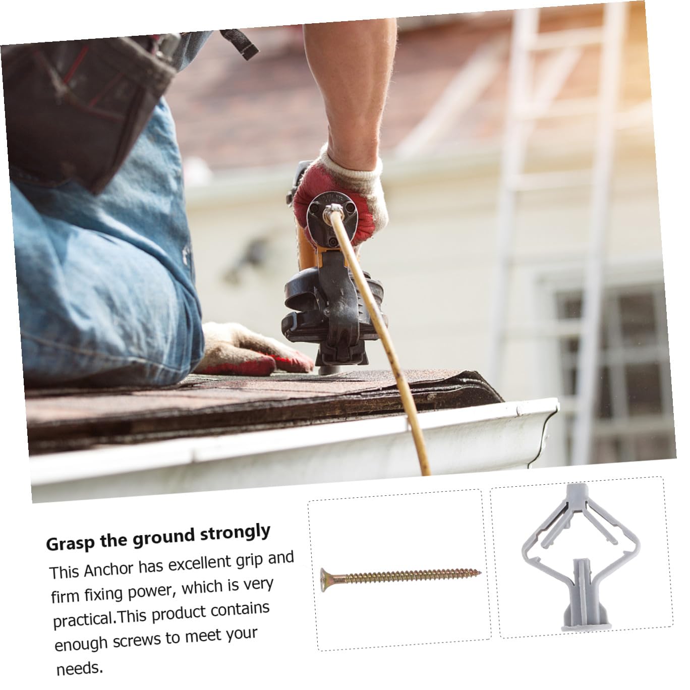 TOPBATHY 100 Stücke Spreizdübel Hängend Wandstecker Spreizrohr Gipskarton Befestigungsschraube Hardwares Zubehör Kunststoff Grau