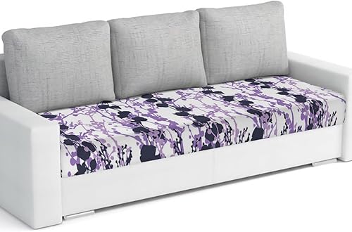 Miniatura 8 de Fundas de cojín de Navidad con diseño de gnomos grises, funda elástica para sofá con parte inferior elástica, diseño de árbol de Navidad, pájaros,