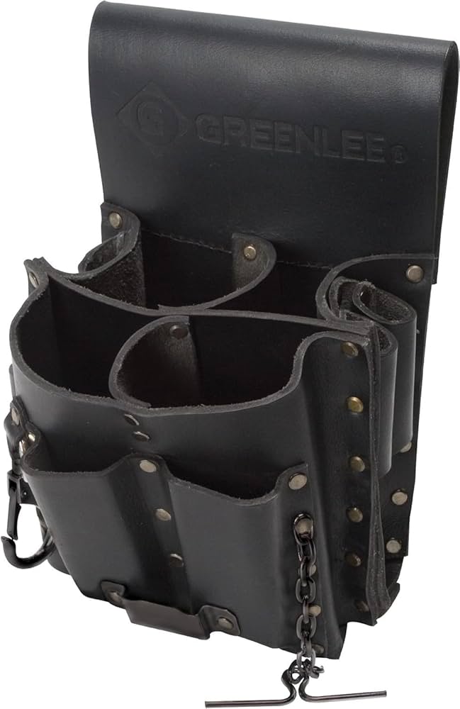 Greenlee 0258-11 Leather Pouch, Heavy Duty, 8 Pocket : Amazon.ca