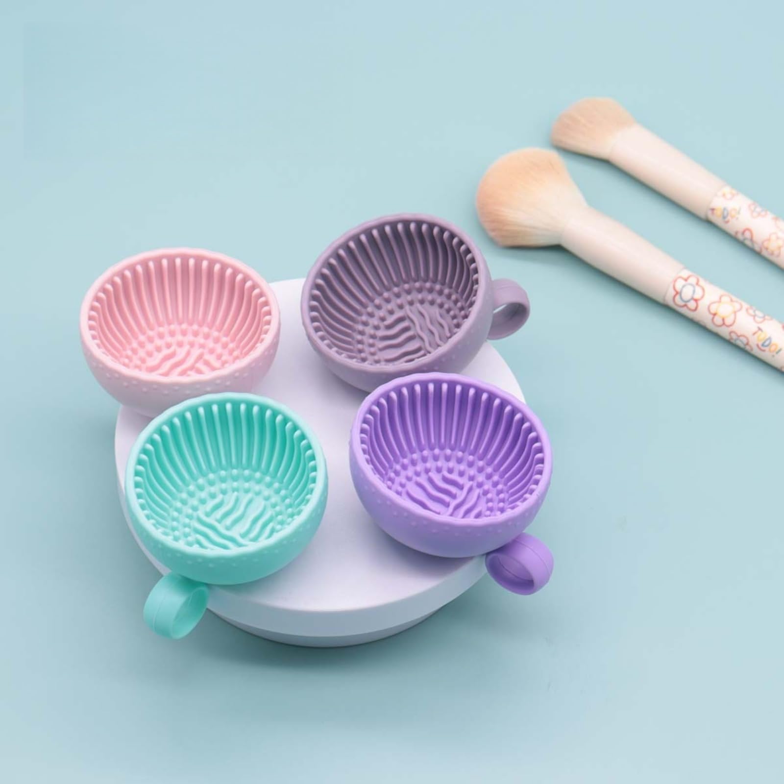 2-Pack Makeup Brush Cleaner: Efficient Cleaning Tool for Beauty Brushes