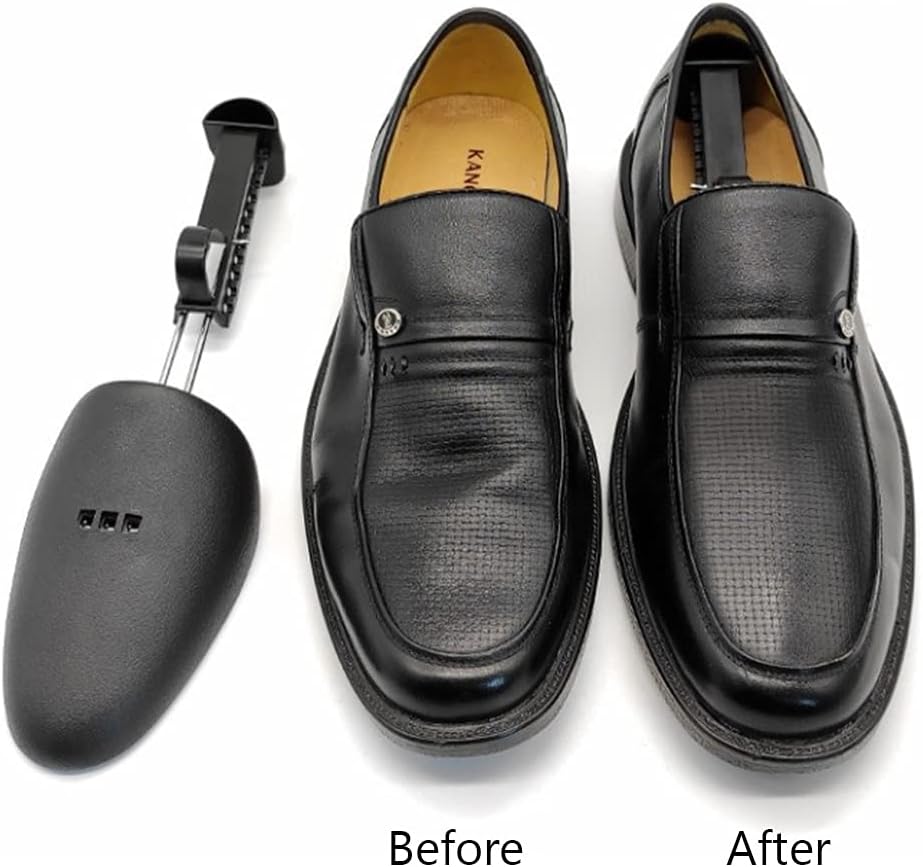 PHABULS Adjustable Length Plastic Practical Mens Shoe Trees For Men's Casual Shoes…