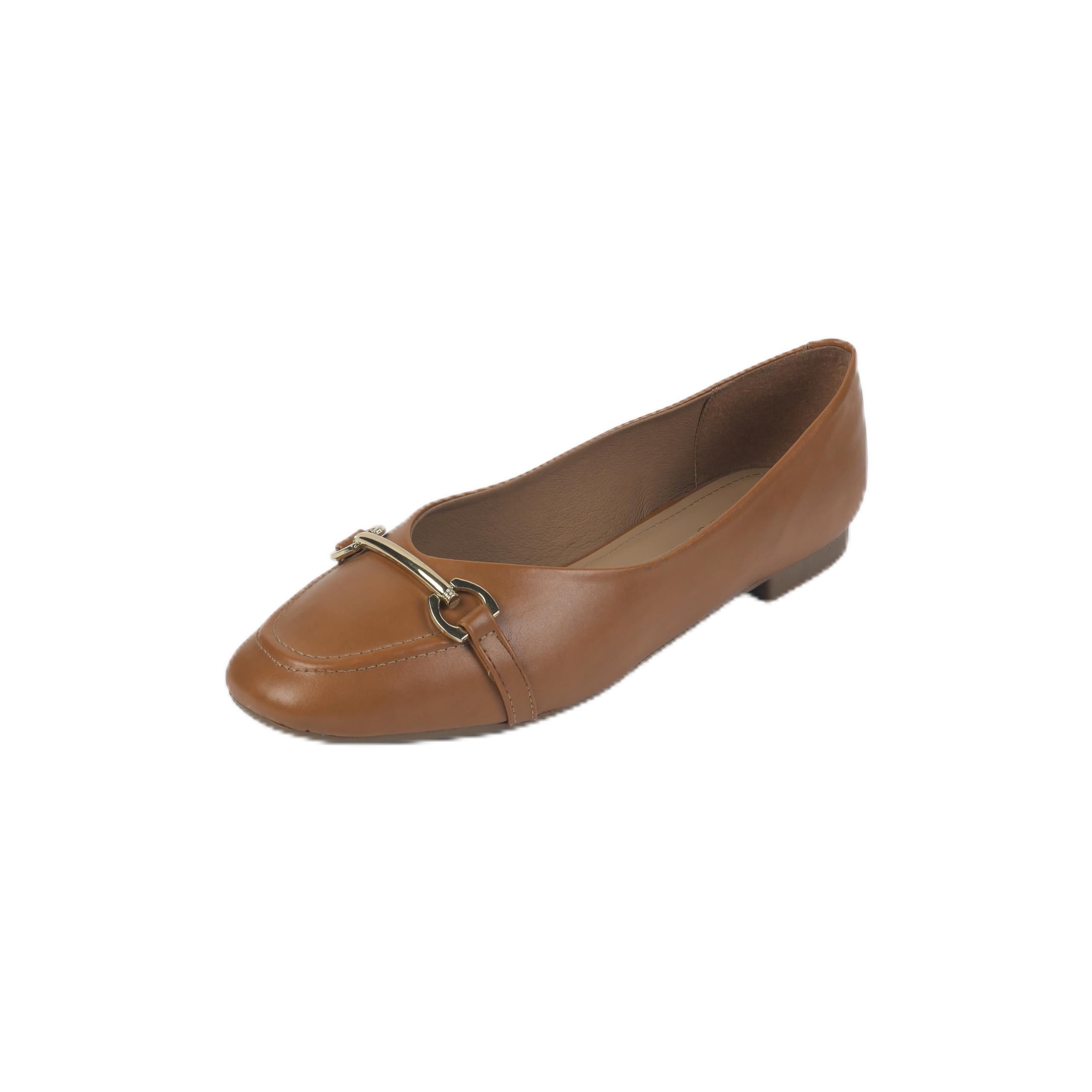 Women's Metal Buckle Detail Loafers-image-27