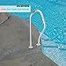 Swimming Pool Handrail 31.4x18.5 Inches 304 Stainless Steel for Inground or Steps, Deck Pool Hand Railing with All Accessories (Size : 2Pcs)