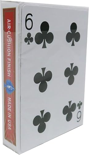 Rock Ridge Cubierta de fuerza unidireccional para trucos de magia, rojo 6 de palos