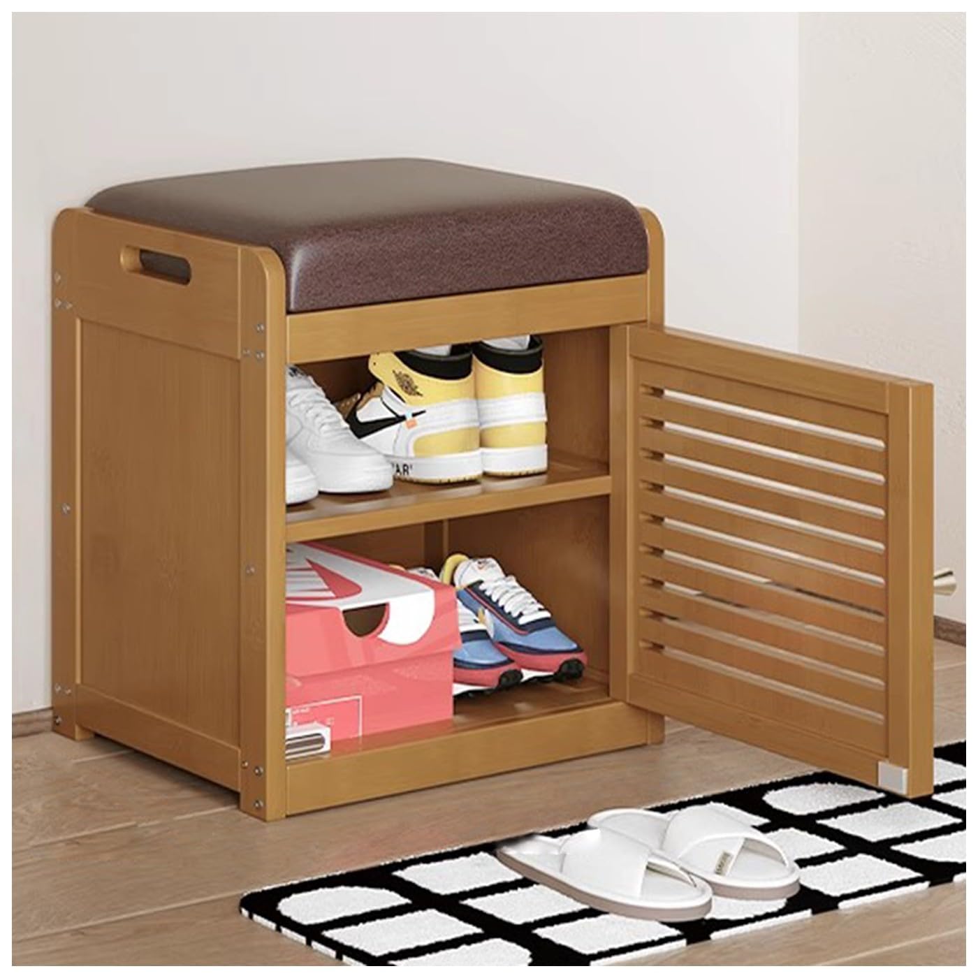 Banc à chaussures d'entrée : fini le désordre avec nos étagères de rangement