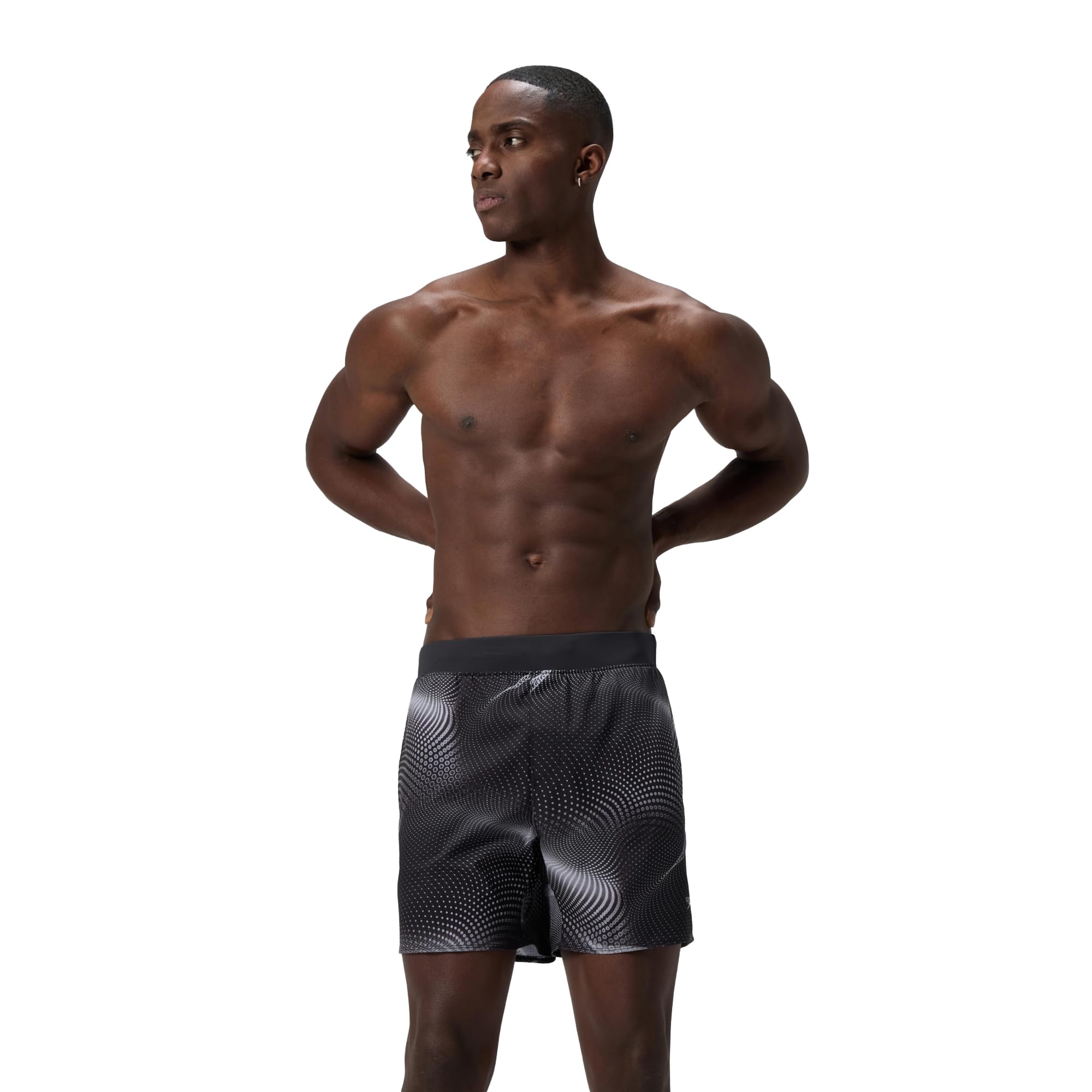 Speedo Herren Lookout Shorts | Weiches Vier-Wege-Stretchmaterial | Schwimmen | Fitnessstudio | Laufen | Schnell trocknend Schwimmbekleidung, Grau, XXL