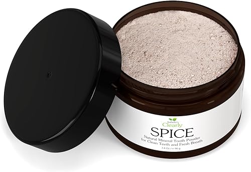 Miniatura 7 de Isabella's Clearly Spice - Polvo de dientes remineralizante  Pasta dental natural blanqueadora sin flúor para adultos, niños, dientes y encías