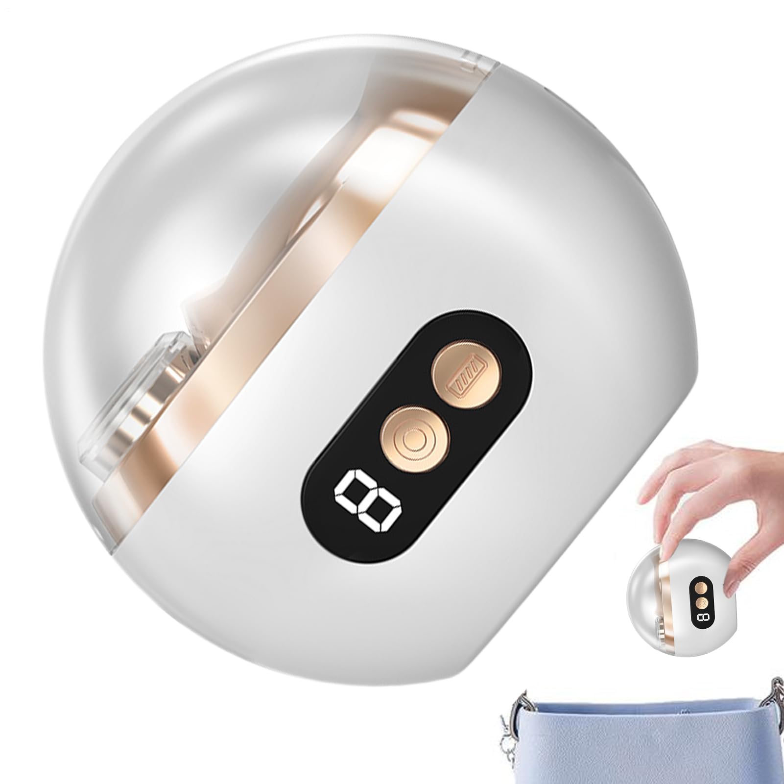 Lime-ongles rechargeable USB manucure voyage à 3 vitesses réglables - 8