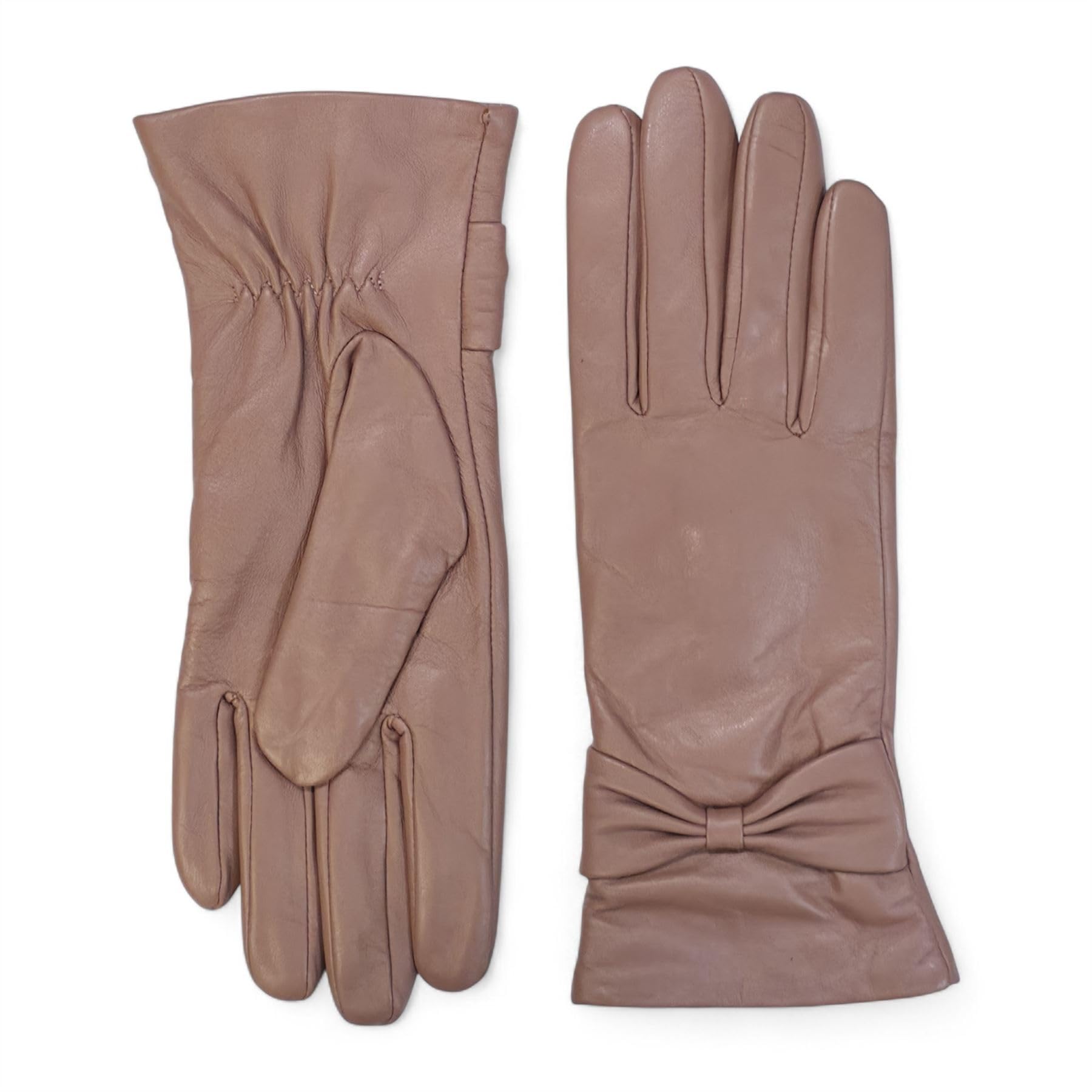 TruClothing - Women's Leather Gloves - Nude - L