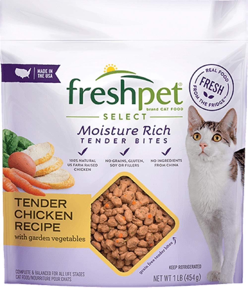 Freshpet Select Grain Free Cat Food Tender Chicken & Beef