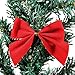 Christmas Bows Festival Bowknot Christmas Tree Decorations, Pack of 60 (Red)