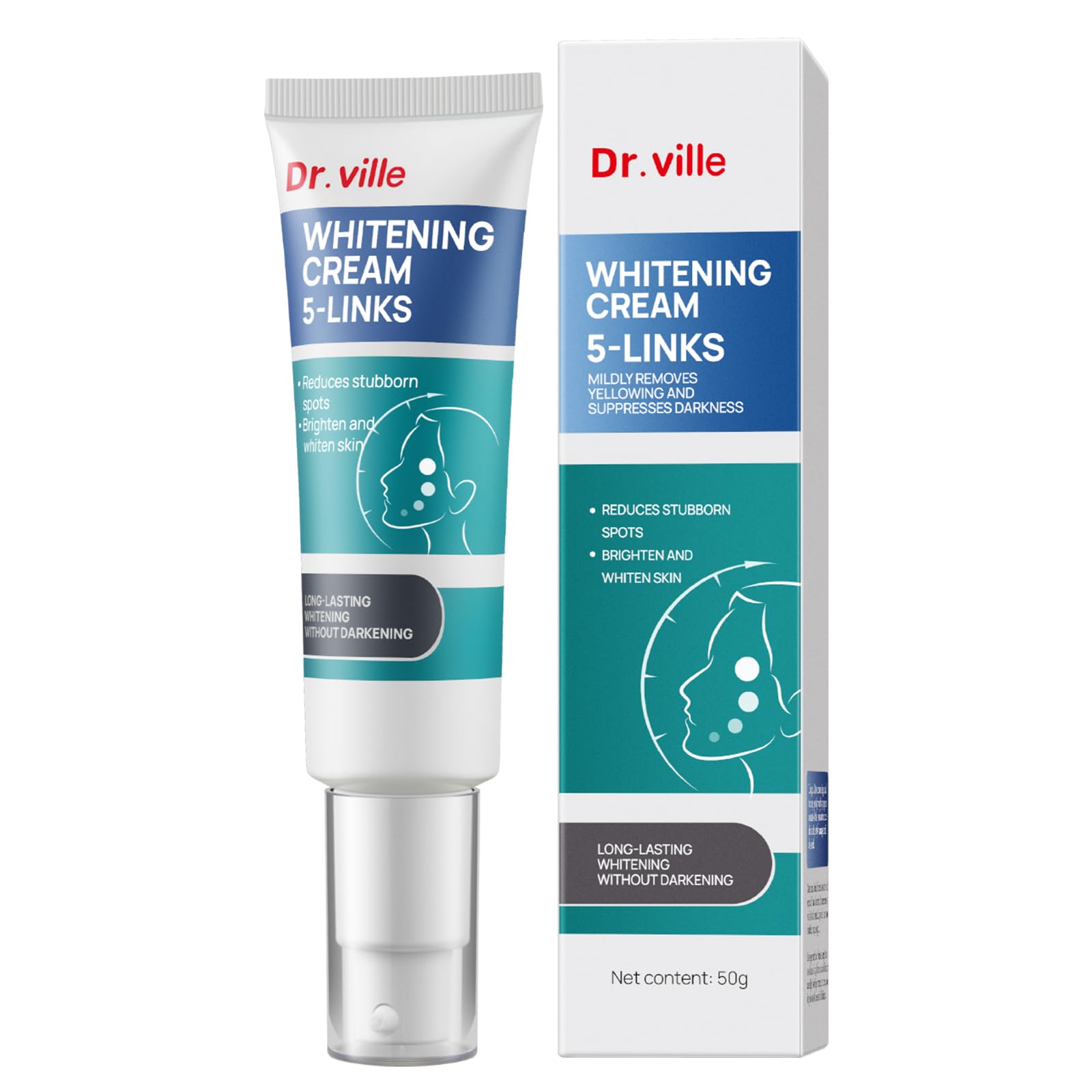 Dr.PUR Vital Cream 50g ♯1.♯5.♯7 Dr.ville Whitening Cream Dark Spot Corrector Face Moisturizer with
