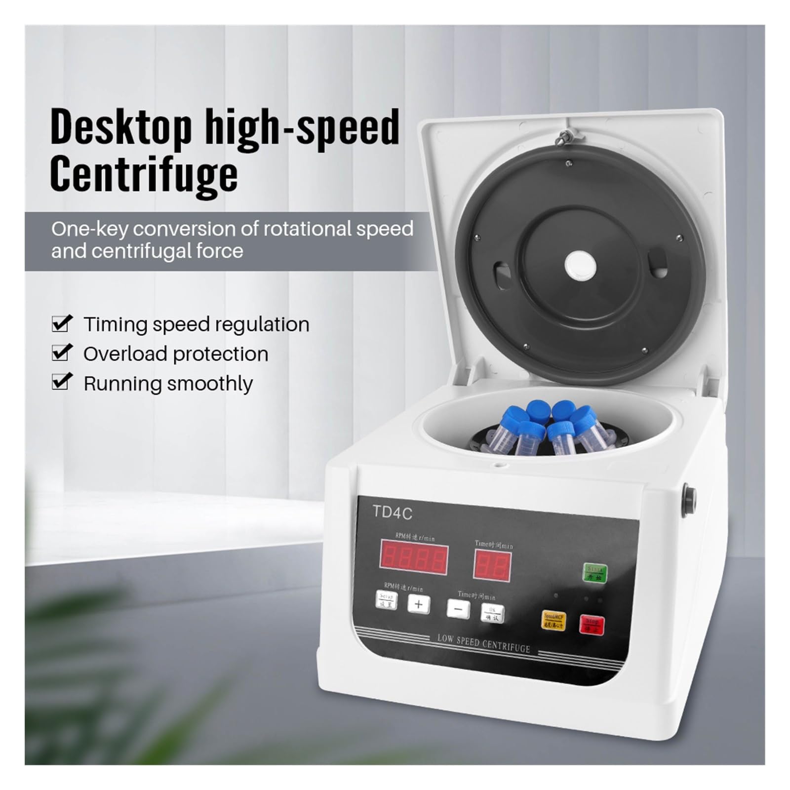 Centrifuga Laboratorio PRP 6x15ml - Macchina Per Plasma Sanguigno 4000rpm