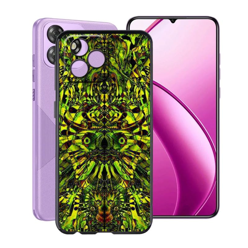 Custodia Silicone TPU Per Oukitel C53 (6,6") - Ultrasottile Antiurto Morbida, Protezione 360°, DUO6, Nero