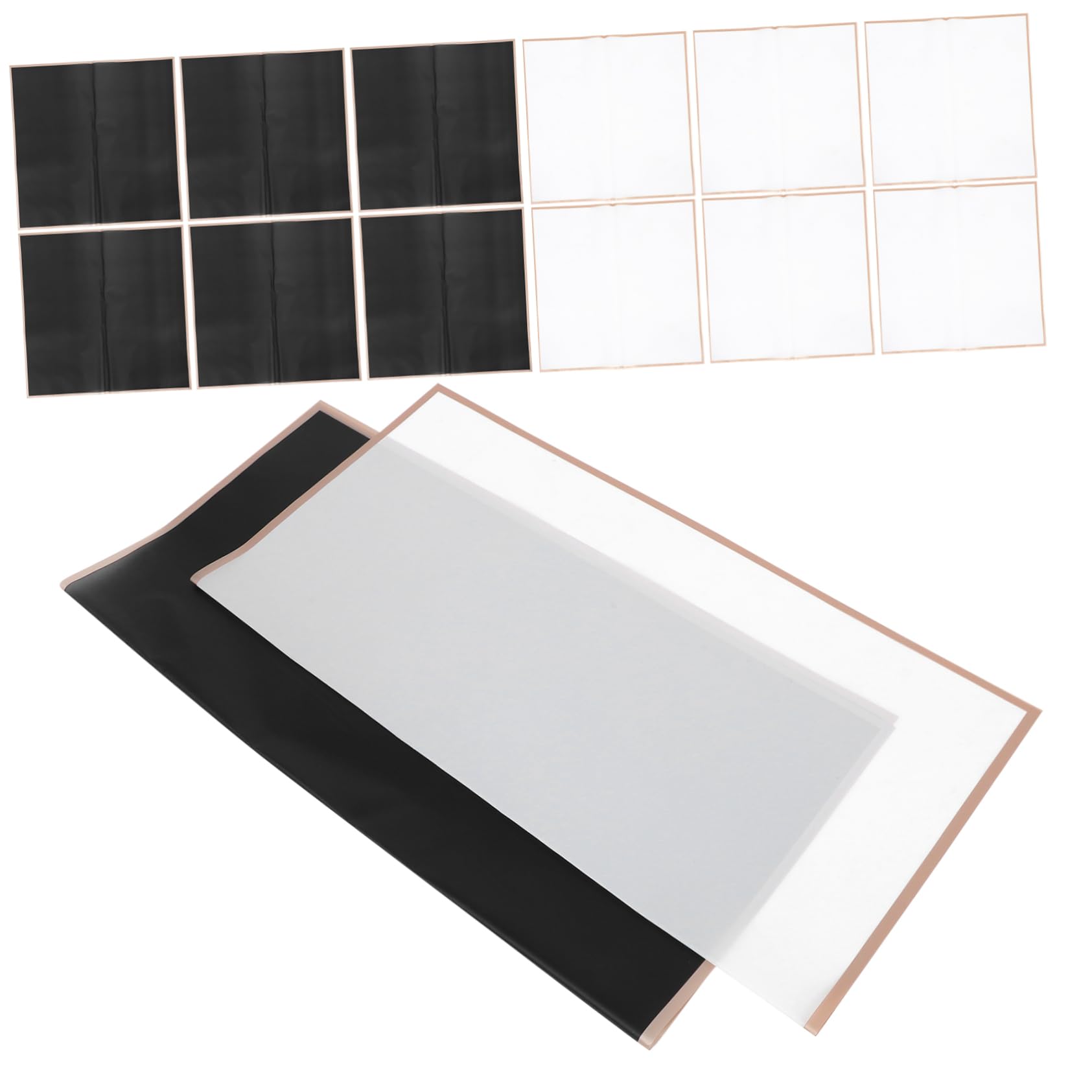 OSALADI Flower Bouquet Film Wrapping Paper 40 Sheets Waterproof Perfect for Birthday Holiday