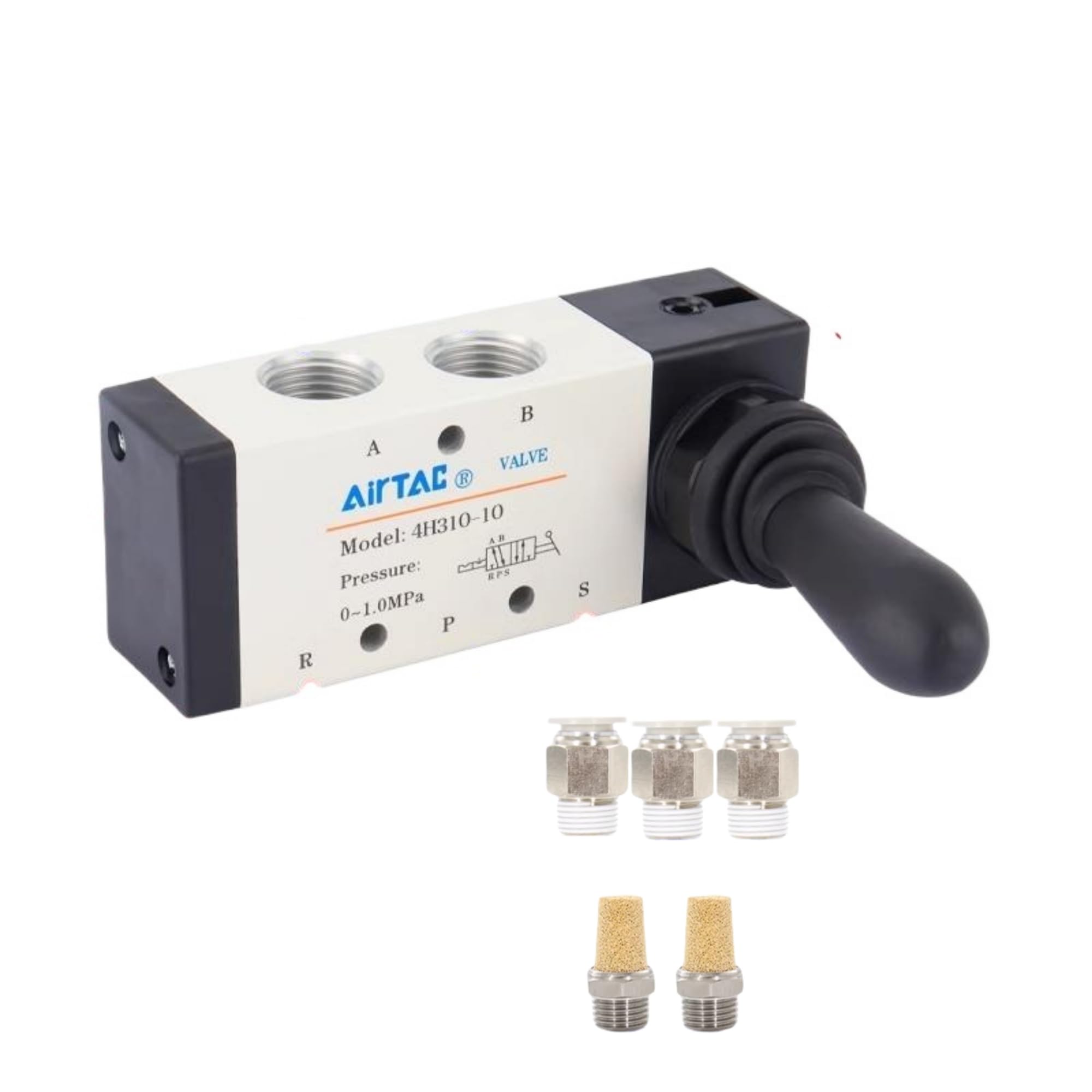 Hand Lever Valve AirTAC 4H210-08 1/4"PT 5/2 Way Manual Control Direct Acting Type Pneumatic Air — Amazon image 9