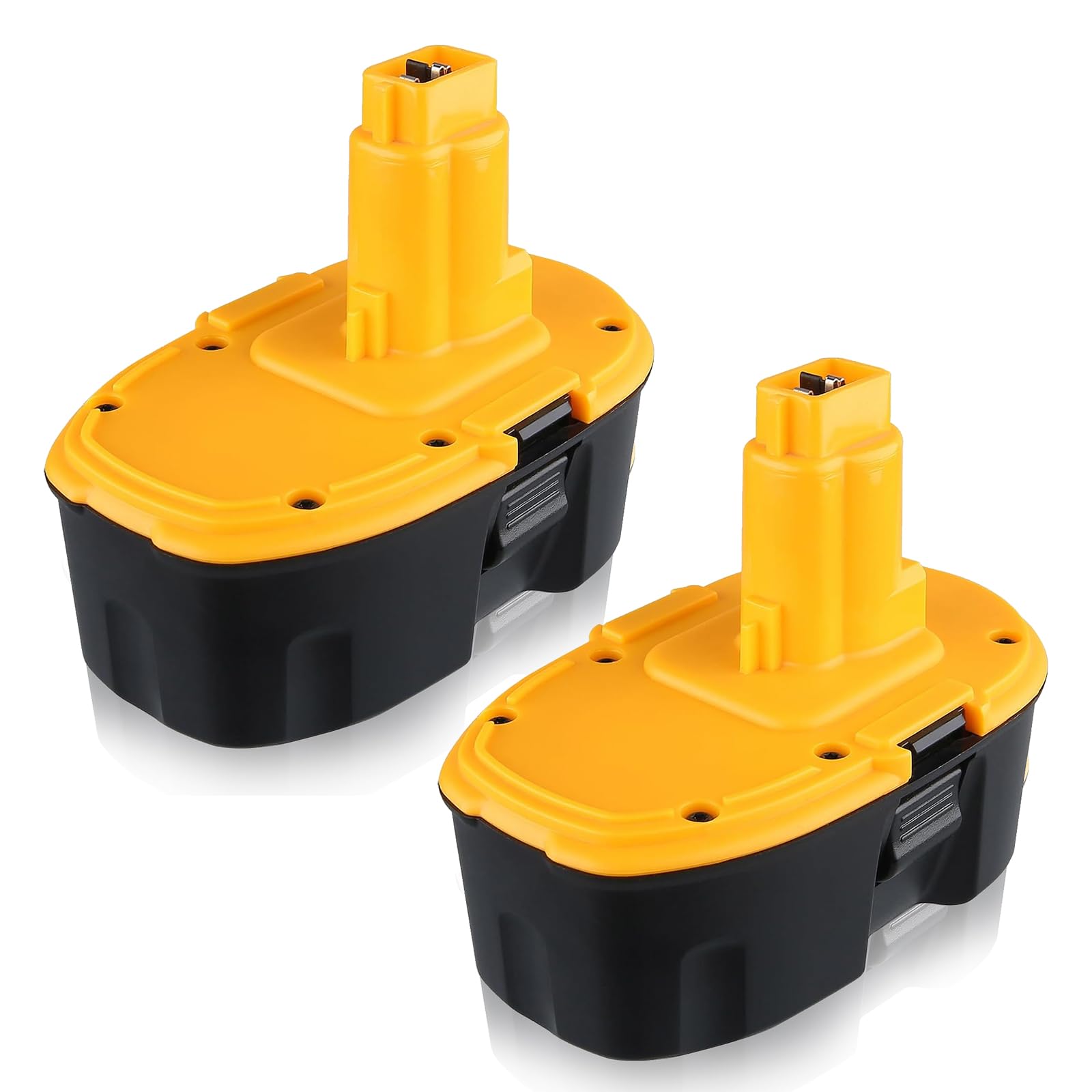 2X 6000mAh 18V Replacement for Dewalt Battery DC9096 DE9098 DE9503 DE9039 DE9095 DE9096 DW9096 DW9095 DW9098 DC725 Compatible with Dewalt 18V Battery for Cordless Power Tools (2)