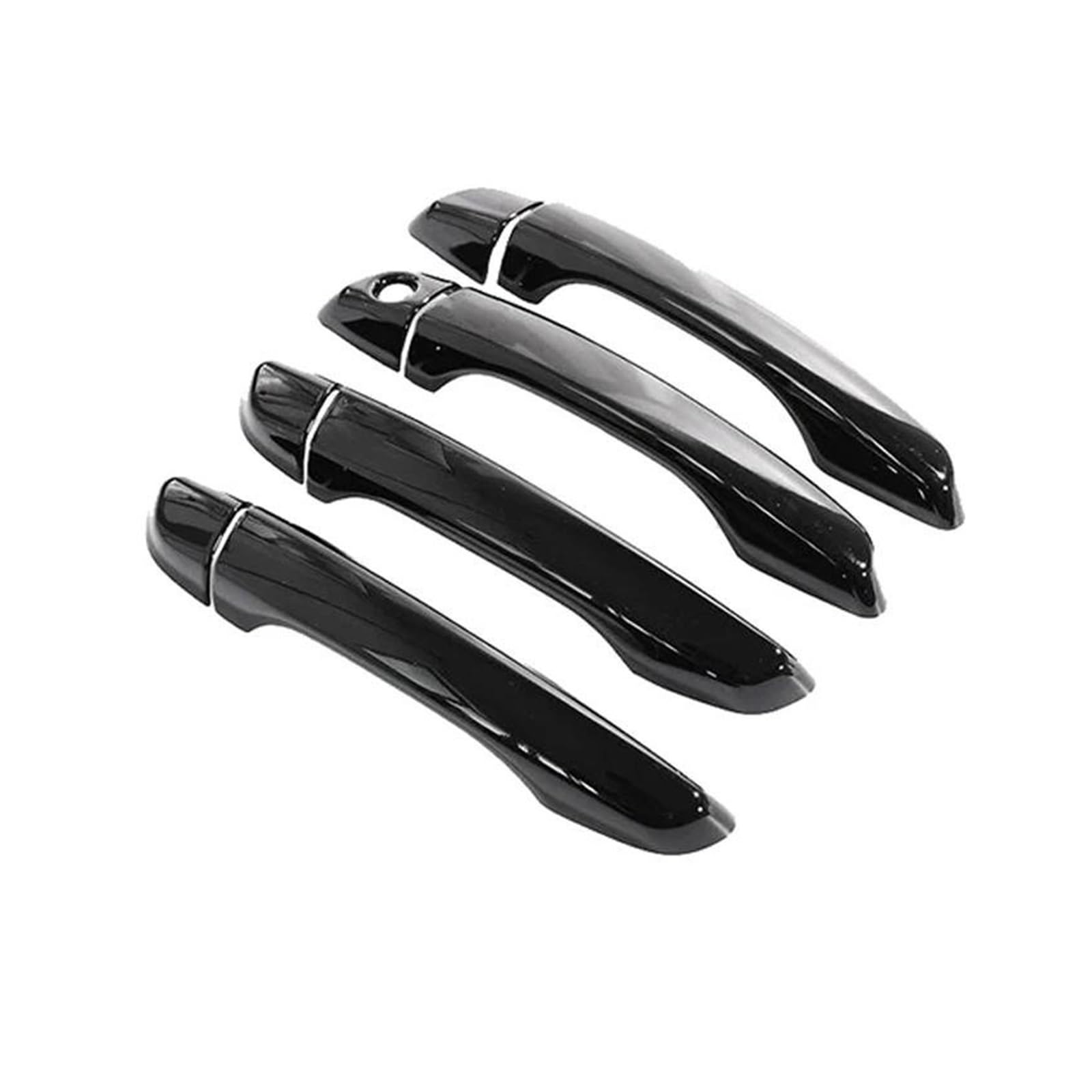 KJHOPY Car Door Handles Covers Exterior Scratch Protective Decor Accessories for Peugeot 208 P21 2019~2024(Style5)
