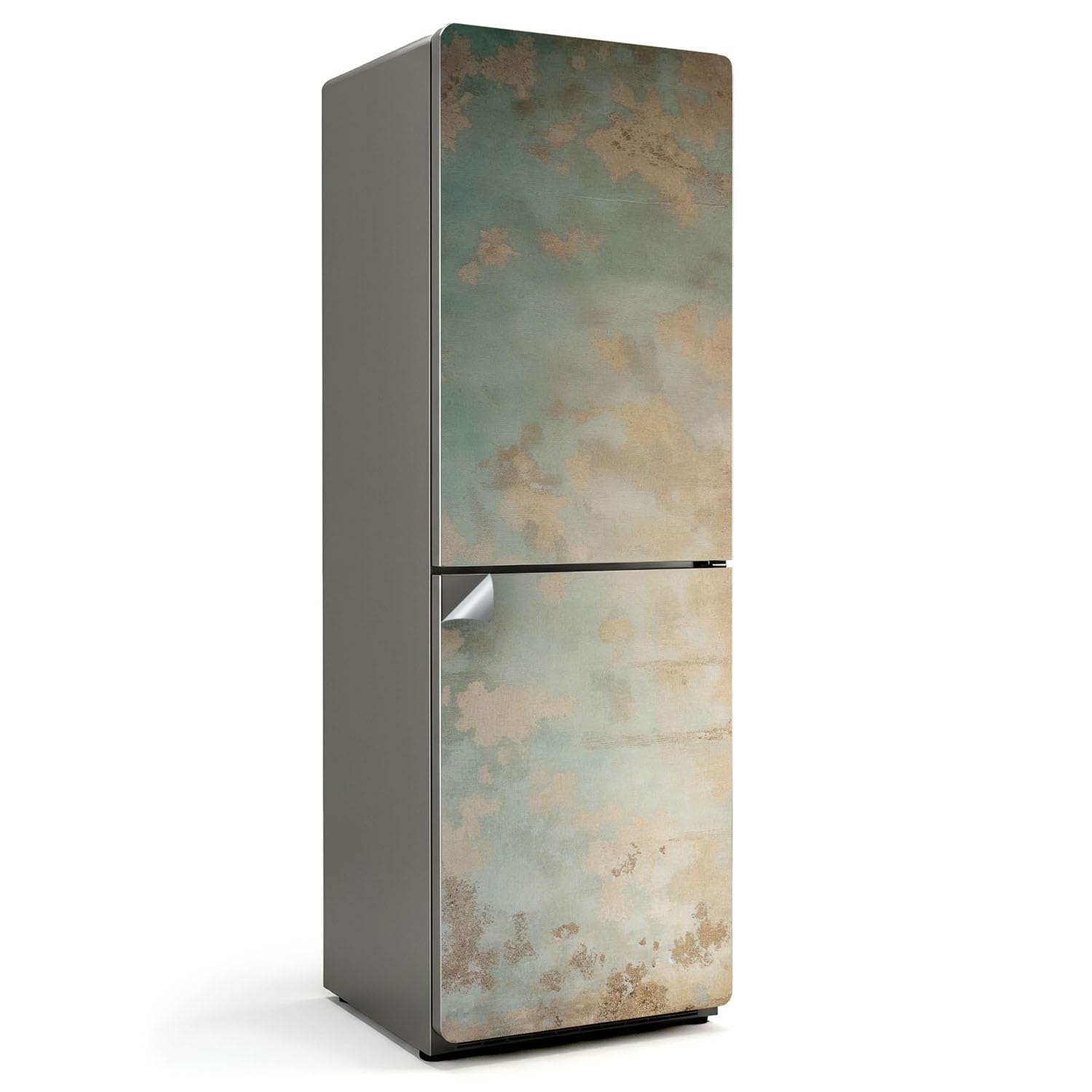 Sticker porte réfrigérateur protection anti-dégât adhésif texture 60x180
