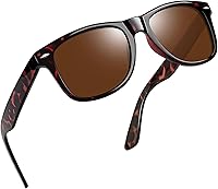 Joopin Polarized Square Sunglasses for Men Women - UV400 Protection, Trendy Clear Frame Designer Sun Glasses