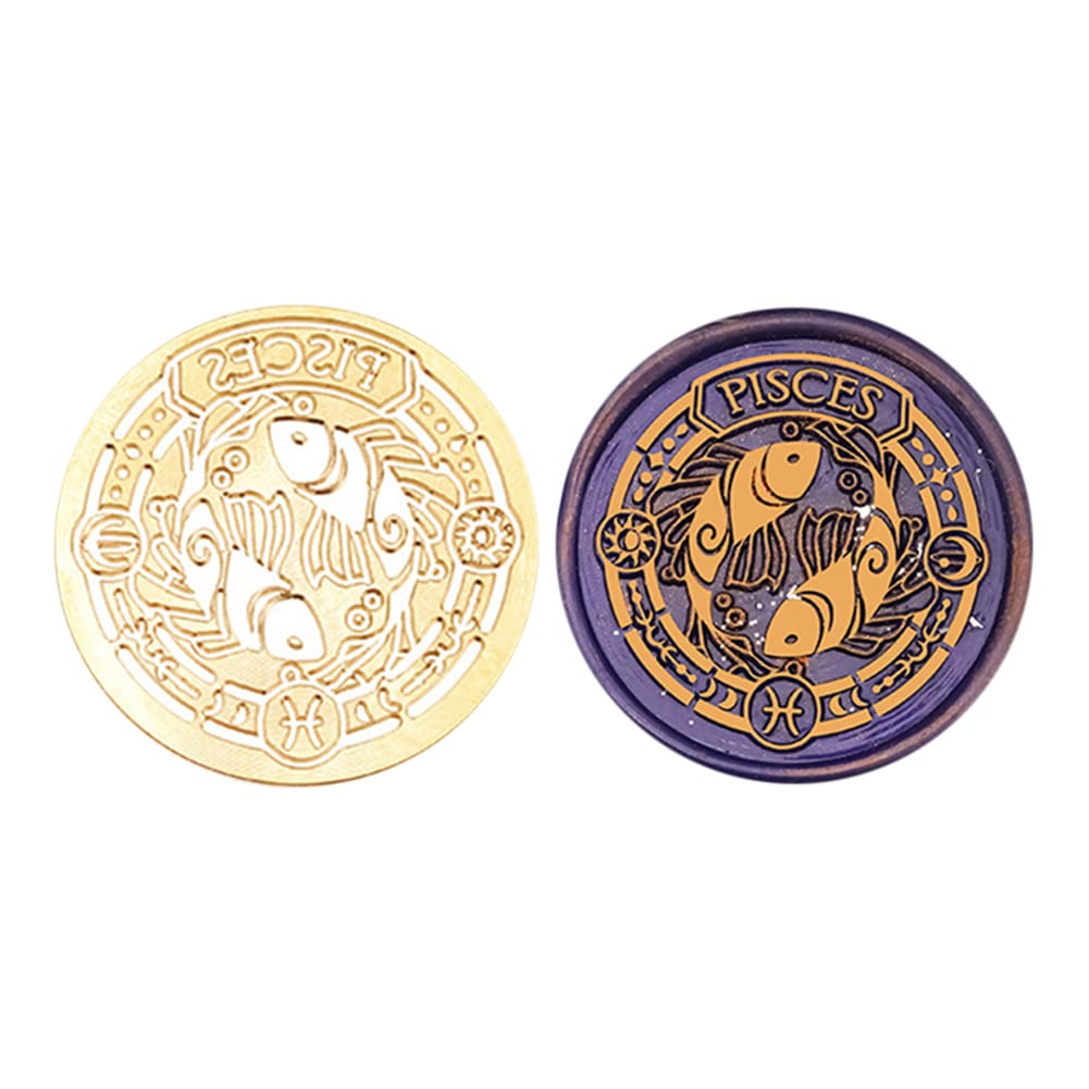 星座スタンプ12個セット【獅子座】シーリングスタンプ用ヘッド シーリングスタンプ・ヘッド《12星座シリーズIII・神秘》 | 【星