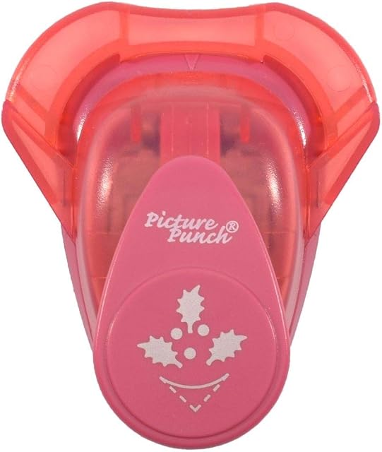 Vaessen Creative Craft Paper Corner Rounder Punch, Holly, for DIY Projects, Scrapbooking and Card Making, Multi-Colour, 14 x 10 x 5 cm