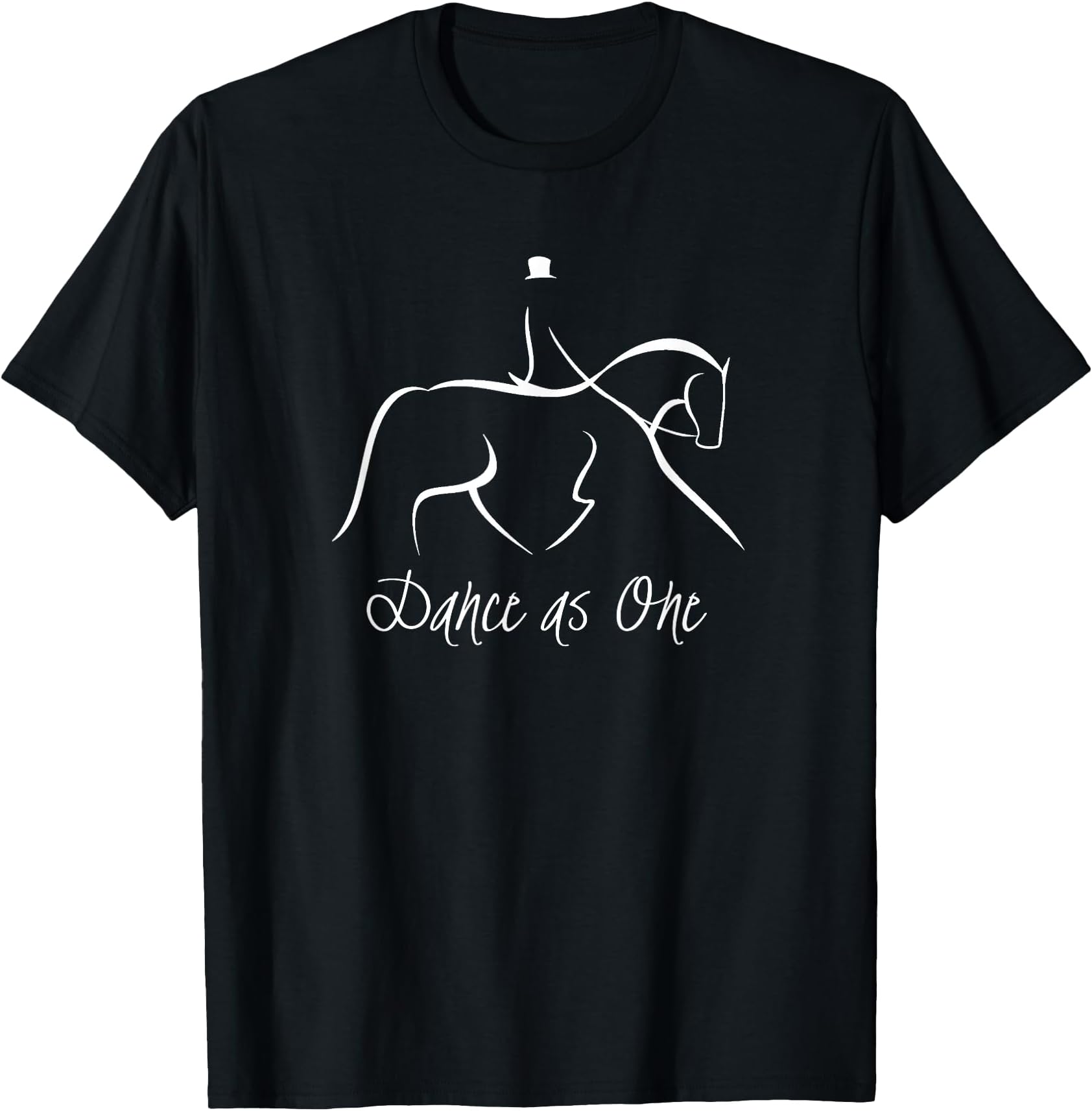 Dance as One Dressage Horse Riding T-Shirt