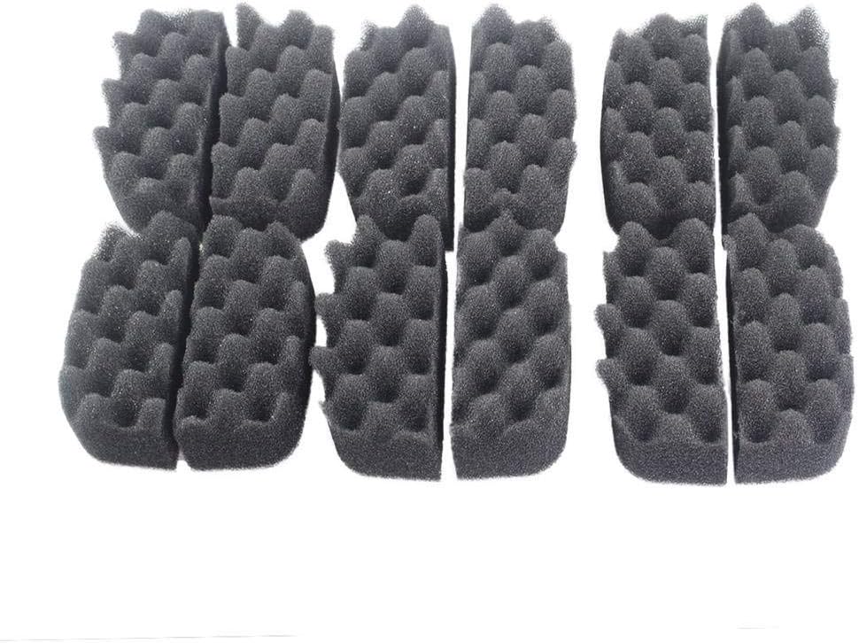 Pack of 12 Compatible Bio-Foam Filter for Fluval 104 105 106 204 205 206 Aquarium Filter