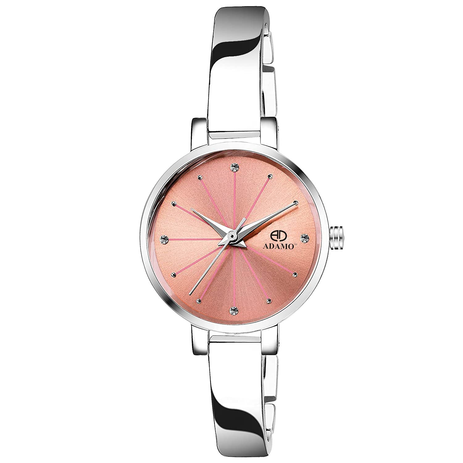 ADAMO Enchant Pink Dial Womens & Girls Watch 863SSM06 (B09C8DDWTW) Amazon Price History, Amazon Price Tracker